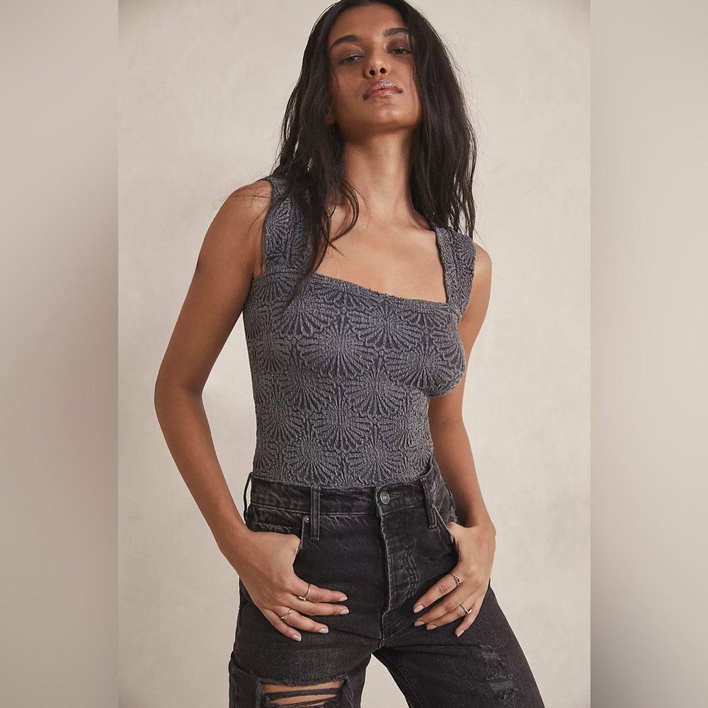 Free People Love Letter Cami in Black